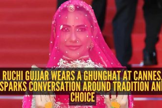 Ruchi Gujjar brings Rajasthani poshak and ghunghat to Cannes, internet debates the symbolism
