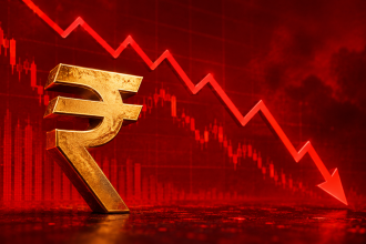 Rupee at 95.6: Currency crashes to record low as US-Iran ceasefire jitters send oil soaring