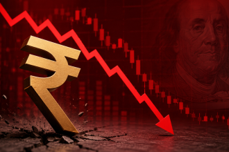 Rupee breaches 96/$ before closing at new low