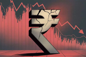 Rupee slides 44 paise against dollar as rising oil prices and Middle East tensions weigh