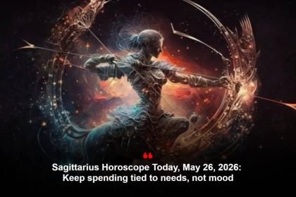 Sagittarius Horoscope Today, May 26, 2026: Keep spending tied to needs, not mood