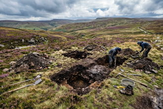 Scientists are digging thousands of holes in England’s Pennine hills to fight climate change