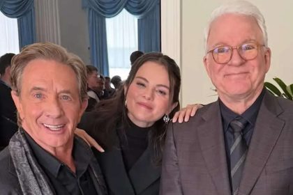Selena, Martin, Steve film 'OMITB' in London - WATCH