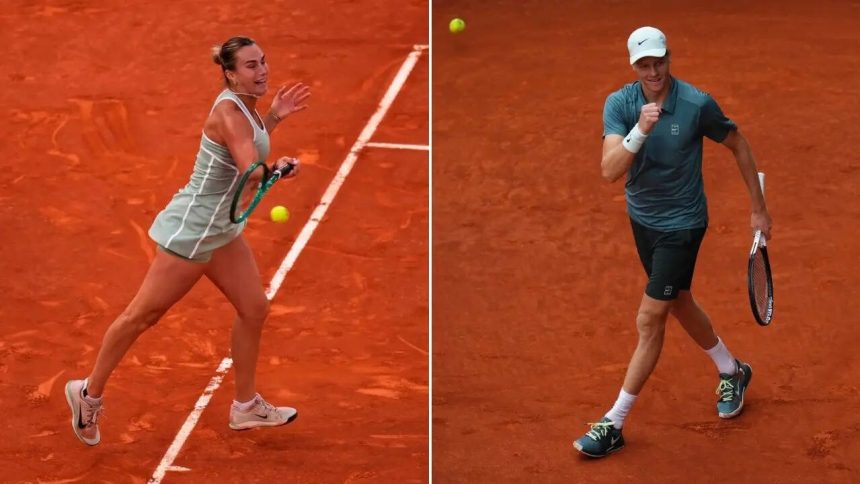 Sinner, Sabalenka question prize money share at Roland Garros - here's what they demand