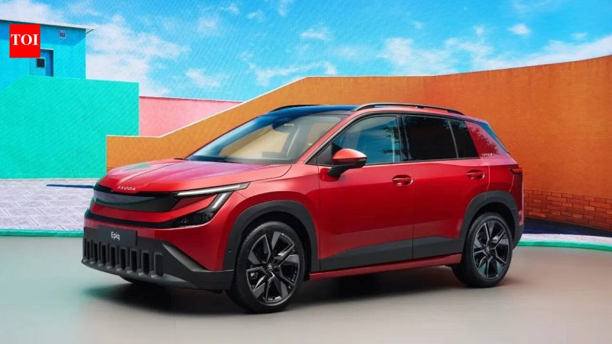 Skoda unveils Epiq eSUV: Brand's smallest EV with 440 km range!