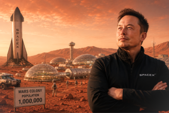 SpaceX could give Elon Musk the biggest reward payout in history if he colonises Mars with 1 million people