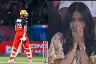 'Speechless' Anushka Sharma's reaction goes viral after Virat Kohli wicket vs GT