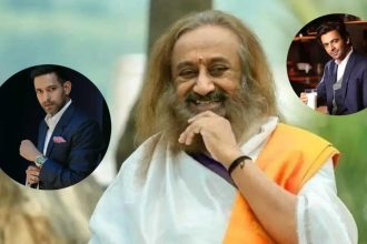 Sri Sri Ravi Shankar meets Bollywood celebs, Vikrant Massey, Sunil Grover