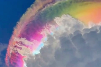 Stunning ‘rainbow clouds’ spotted over Indonesia: Scientists explain the rare phenomenon