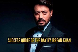 Success quote of the day by Irrfan Khan - “Failure is there to teach you something so that you can go beyond that”