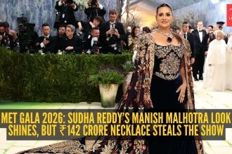Sudha Reddy flaunts ₹142 crore tanzanite necklace at Met Gala 2026