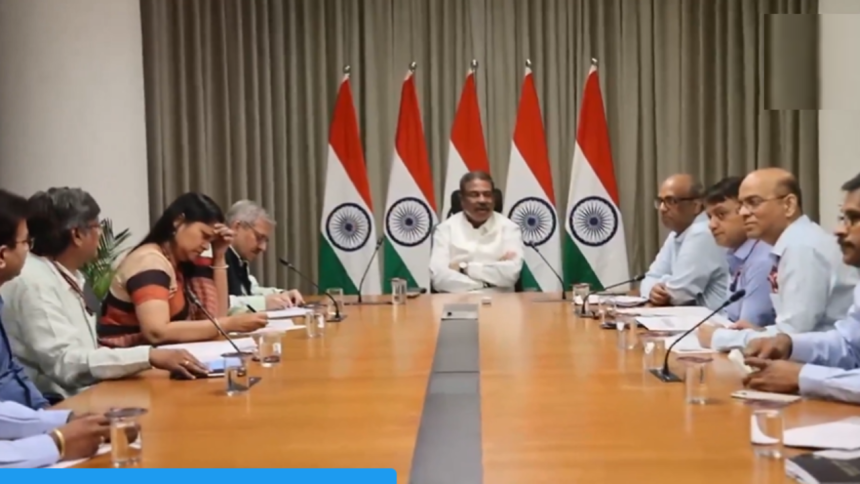 'Telegram channels, others under scanner': Union education minister Dharmendra Pradhan chairs high-level meet over NEET paper