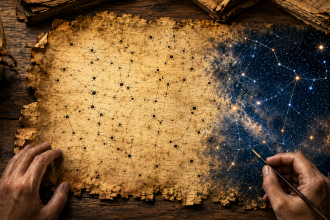 The universe hidden in ink: A 2,000-year-old lost map of the night sky is coming back into recognition hidden in ancient manu