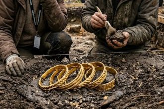 This 1,000-year-old Viking treasure found in Denmark contains nearly pure gold arm rings