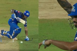 Tilak Varma's Rs 28,000 watch falls off after shot goes wrong - viral video