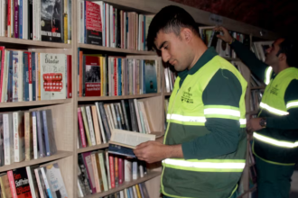 Trash to treasure: Garbage workers created a 40,000-book library from books people threw away