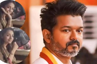 Trisha visits Thalapathy Vijay's house after he leads in Tamil Nadu elections
