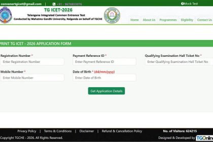 TS ICET 2026 hall ticket out today at icet.tgche.ac.in for May 13 and 14 exams; check details here