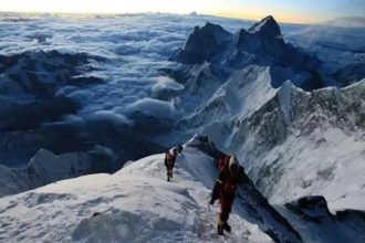 ‘Unable to save them’: Two Indian mountaineers die during Everest descent