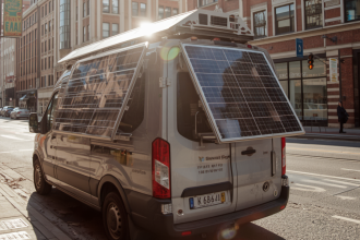 Van-mounted solar panels generated more power than expected: Scientists explain why