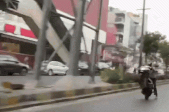 Viral stunt video lands Hyderabad delivery rider in trouble; booked