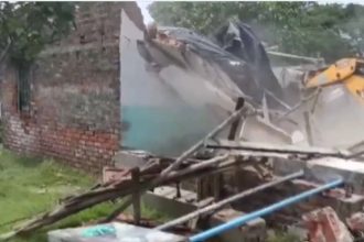 Watch: Bulldozers raze alleged illegal TMC-linked structures in West Bengal