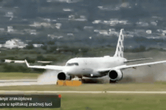 Watch: Croatia airlines plane skids off runway during aborted take-off