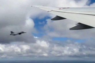 Watch: Gripen fighter jets escort PM Modi's plane as it enters Swedish airspace