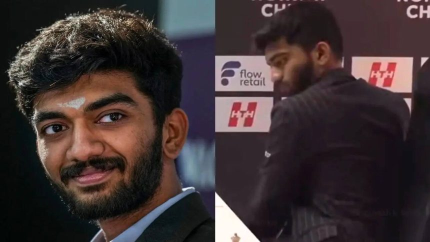 Watch: Gukesh fails to open water bottle at Norway Chess, puts it back