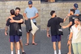 Watch: Kohli’s playful beard gesture to Gill goes viral before IPL Qualifier 1