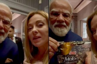 Watch: PM Modi's surprise gift for Giorgia Meloni has a very 'Melodi' twist