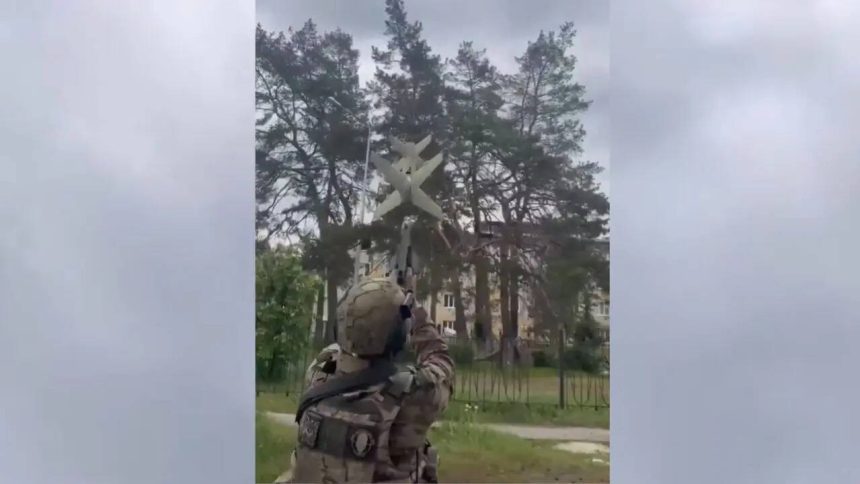 Watch: Russia's 'fire-and-forget' $500 Yolka drone hunter that fits in soldier's hand