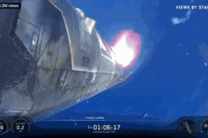 Watch: SpaceX Starship bursts into flames during fiery Indian Ocean splashdown after test flight
