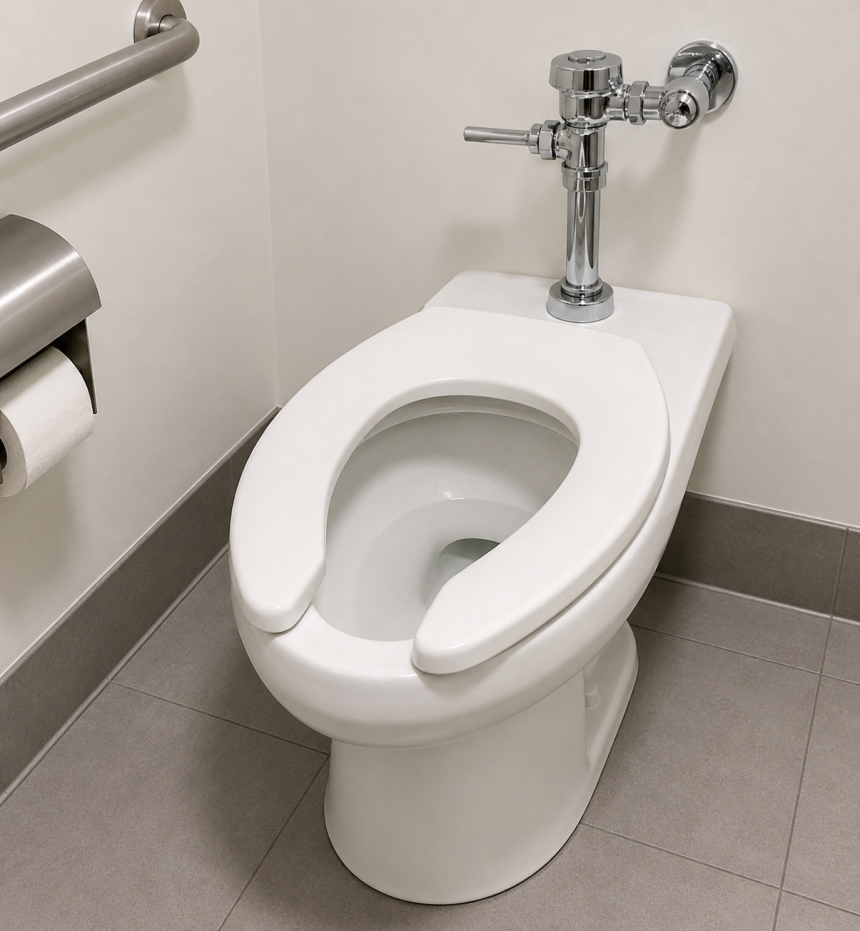 Why public toilet seats have gaps in them and why U-shaped toilet seats exist: What travellers should know