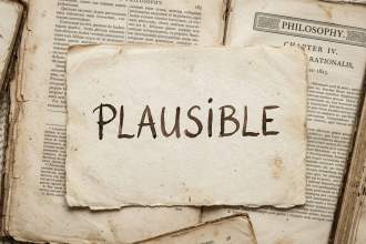 Word of the day: Plausible