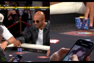 YouTuber Ethan Klein caught screenshotting Anisa Jomha’s Instagram Story during live poker event as clip explodes online
