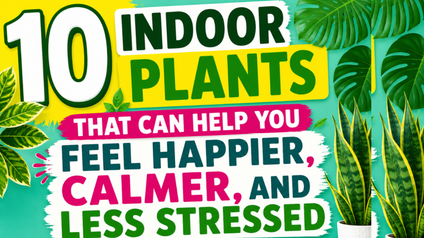 10 beautiful indoor plants for your mental health