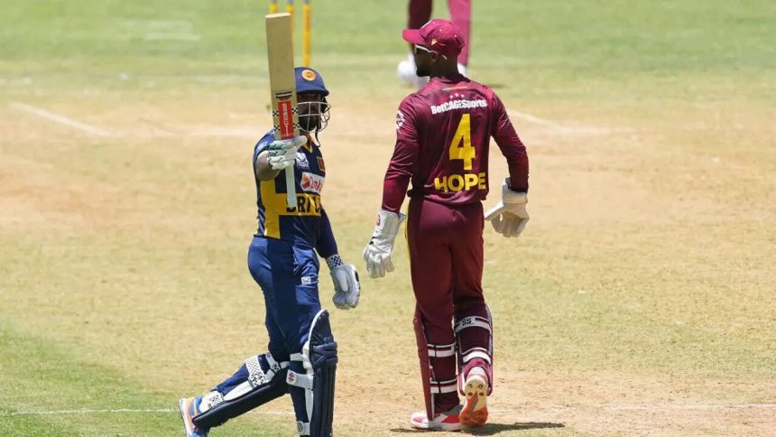 1st ODI: Nissanka, Mendis shine as SL beat Windies by 41 runs