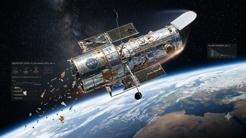 A 22-year-old NASA observatory is slowly falling towards Earth and scientists are trying to save it