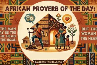 African proverb of the day: “The man may be the head of the home, but the woman is…”