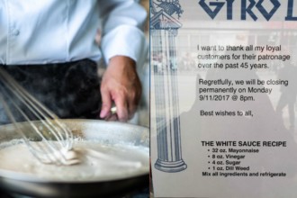 After 45 years, this beloved restaurant closed and shared its secret recipe with the world