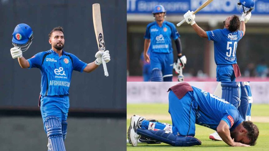 After 4644 days, Afghanistan captain Shahidi finally gets first ODI century