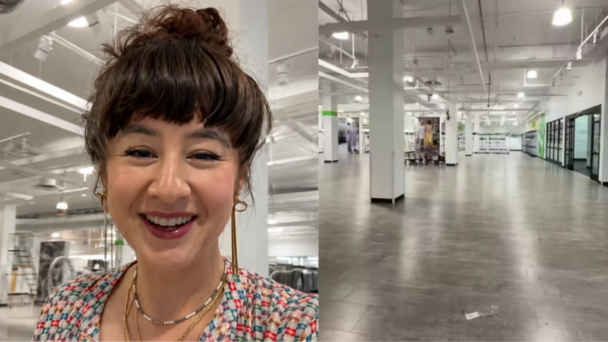After being laid off from a corporate job, woman saved $24,000 and turned an abandoned Joann store into a two-day craft festi