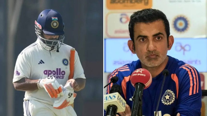 After vice-captaincy snub, Gambhir sends 'respect situation' warning to Pant