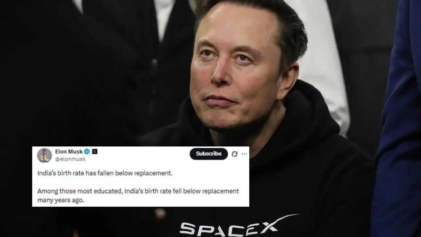 ‘Among those most educated ... ’: Elon Musk flags India’s falling fertility rate