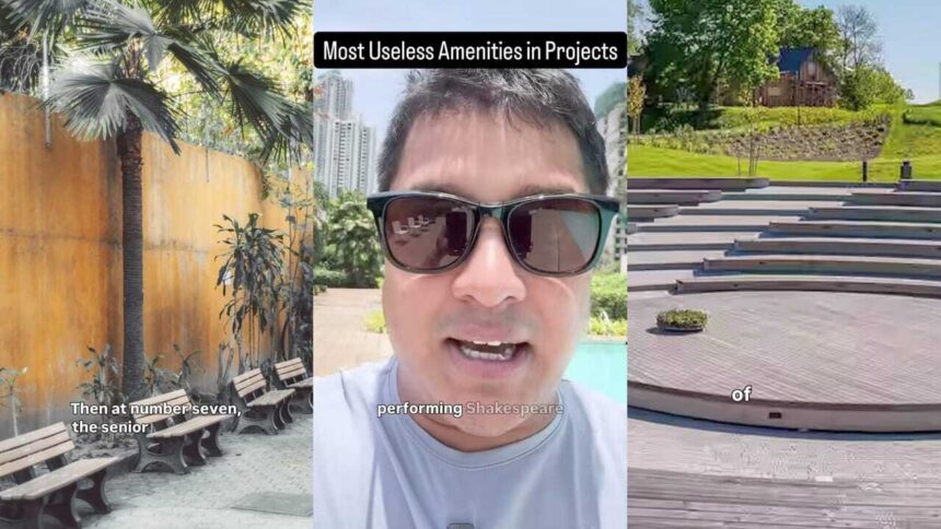 Amphitheatres, Jacuzzis and Outdoor Chess: Viral video sparks debate on 'fake' housing amenities