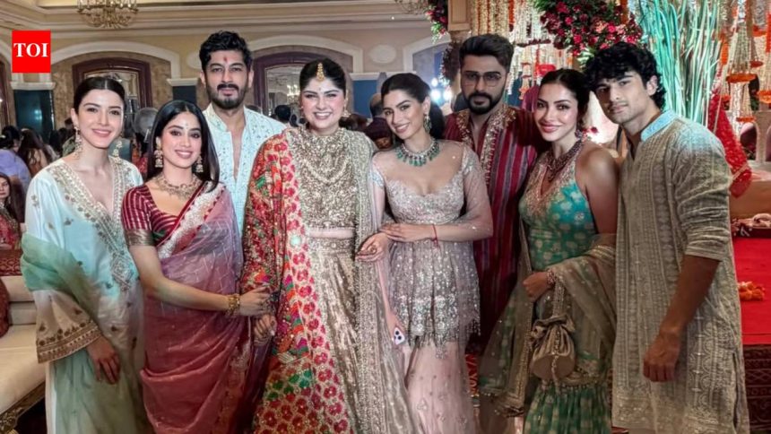 Anshula Kapoor and Rohan Thakkar's pre-wedding festivities: Shanaya, Arjun, Janhvi and Khushi join family celebrations