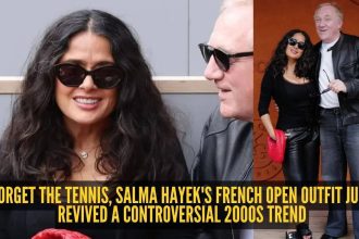 At 59, Salma Hayek just made leather Bermuda shorts the coolest trend of summer 2026