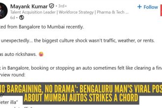 Bengaluru man moves to Mumbai, says his biggest culture shock wasn't the weather or rents