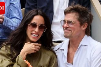 Brad Pitt and Ines de Ramon enjoy French Open date in Paris